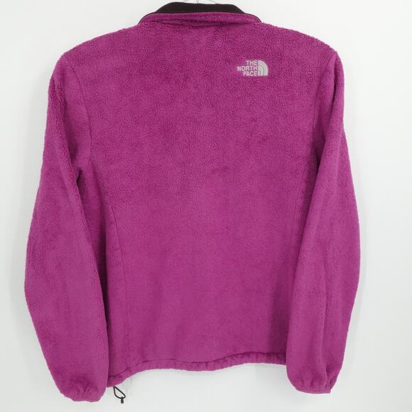 North‎ Face Jacket Womens Large Purple Fleece Full Zip Outdoor Fuzzy Winter Warm - Picture 7 of 16
